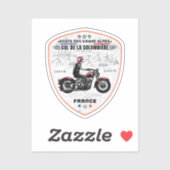 Col de la colombiere, franz. Alpen Aufkleber (Blatt)