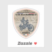 Col de la colombiere, franz. Alpen Aufkleber (Blatt)