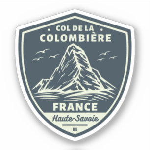 Col de la Colombière, Französische Alpen Aufkleber