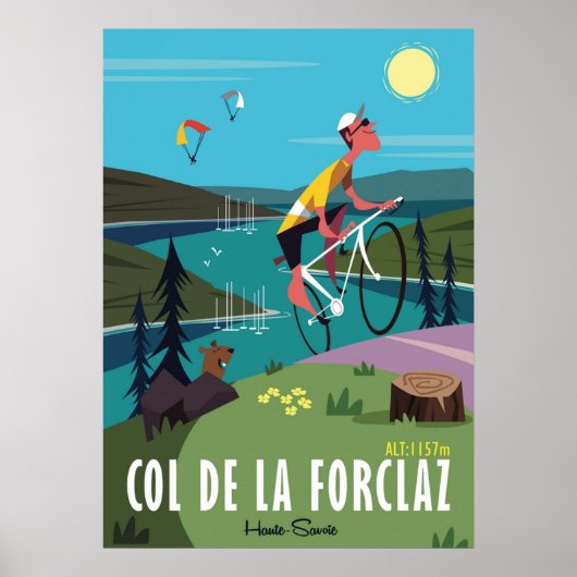 Col de la Forclaz Poster (Vorne)