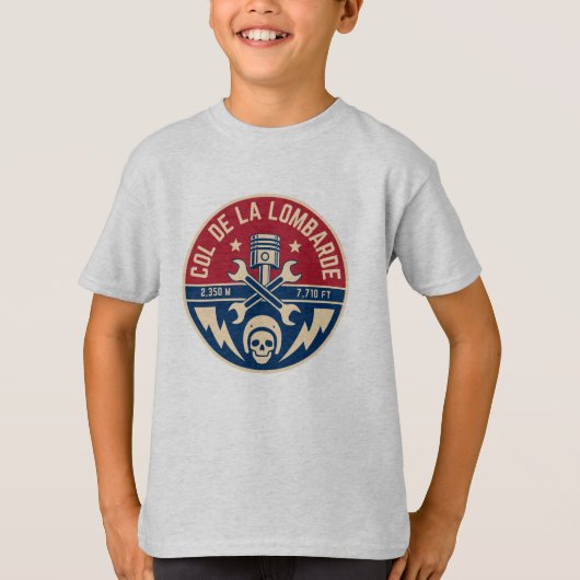Col de la Lombarde - Franz. Motobike-Tour durch Al T-Shirt (Vorderseite)