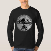 Col de la Lombarde französische Motorradgeschenke T-Shirt (Vorderseite)