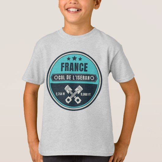 Col de l'Iseran - Franzose T-Shirt (Vorderseite)