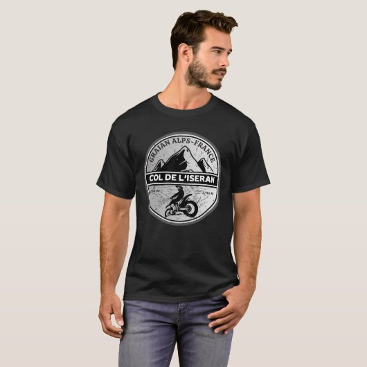 Col de l'Iseran - Franzose T-Shirt (Vorne ganz)