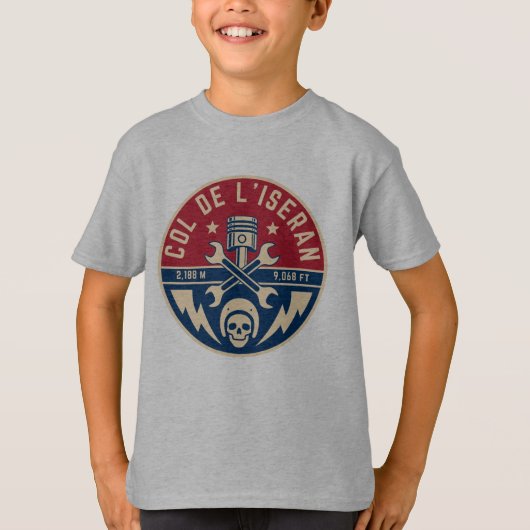 Col de l'Iseran - Franzose T-Shirt (Vorderseite)