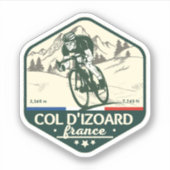 Col d'Izoard D 902 Massif du Queyras Aufkleber (Vorderseite)