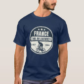Col du Lautaret - Franz. Fahrradtour Alpes T-Shirt (Vorderseite)