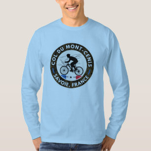 Col du Mont Cenis französisches Massiv Fahrradgesc T-Shirt