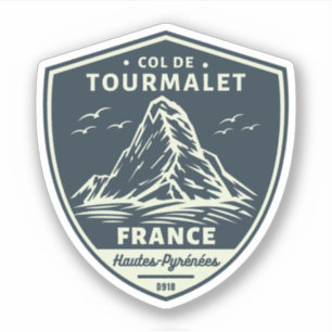 Col du Tourmalet-französischer Gebirgspass Trip Mo Aufkleber