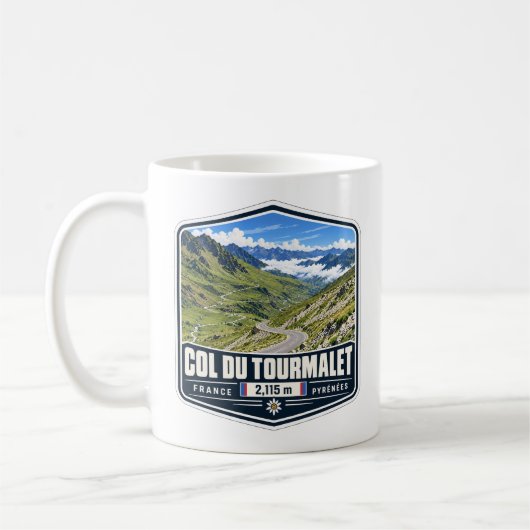 Col du Tourmalet Kaffeetasse (Links)