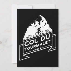 Col Du Tourmalet Road Cycling Mitteilungskarte