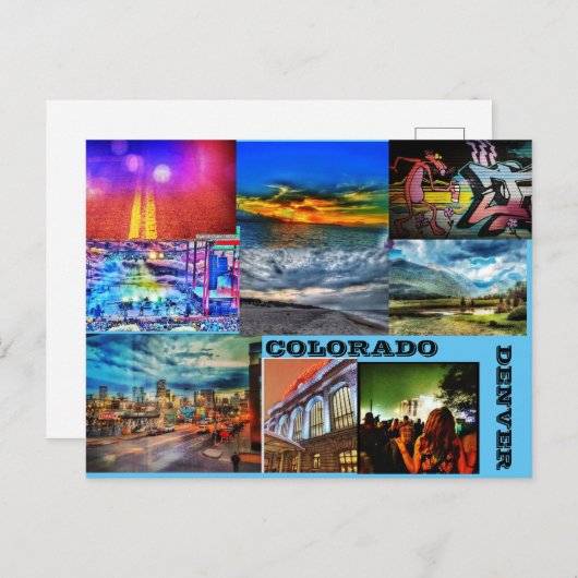 COL.ORADO FEIERTAGSPOSTKARTE (Vorne/Hinten)