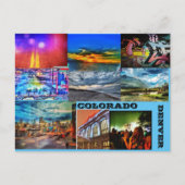 COL.ORADO FEIERTAGSPOSTKARTE (Vorderseite)