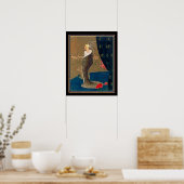 "Cola Abrigo" Art Deco Poster (Küche)