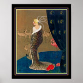 "Cola Abrigo" Art Deco Poster (Vorne)