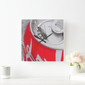 ~Cola Bee~ WALLCLOCK Quadratische Wanduhr (Zuhause)