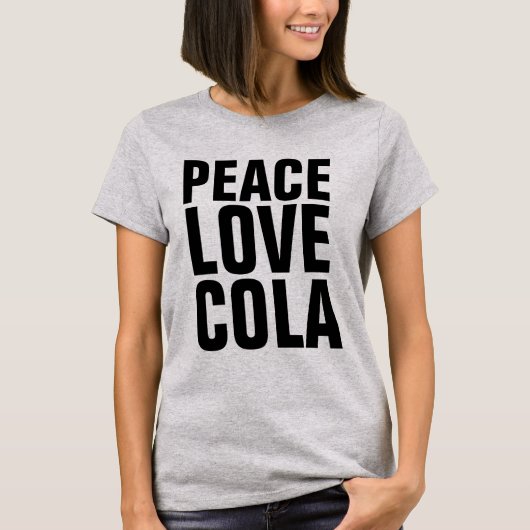 COLA LIEBE PEACE T - SHIRT (Vorderseite)