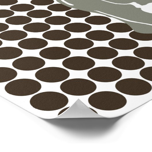 Cola Safari Dot mit Pop Art Elephant Poster (Ecke)