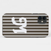 Cola Safari Streifen Case-Mate iPhone Hülle (Rückseite (Horizontal))
