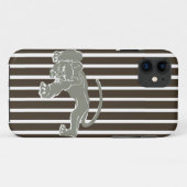 Cola Safari Streifen mit Leopard Case-Mate iPhone Hülle (Rückseite (Horizontal))