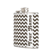 Cola Safari Zickzack mit benutzerdefinierbarem Nam Flachmann (Links)