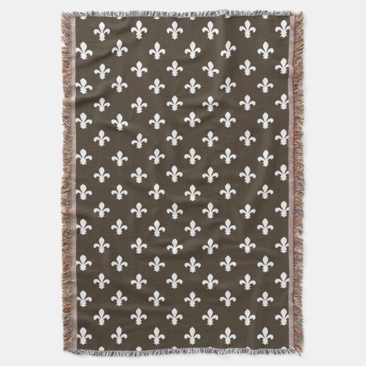 Cola Southern Hütte Fleur de Lys Decke (Vorderseite Vertikal)