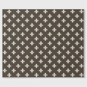 Cola Southern Hütte Fleur de Lys Geschenkpapier (Flach)