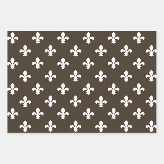 Cola Southern Hütte Fleur de Lys Geschenkpapier Set (Vorderseite 3)