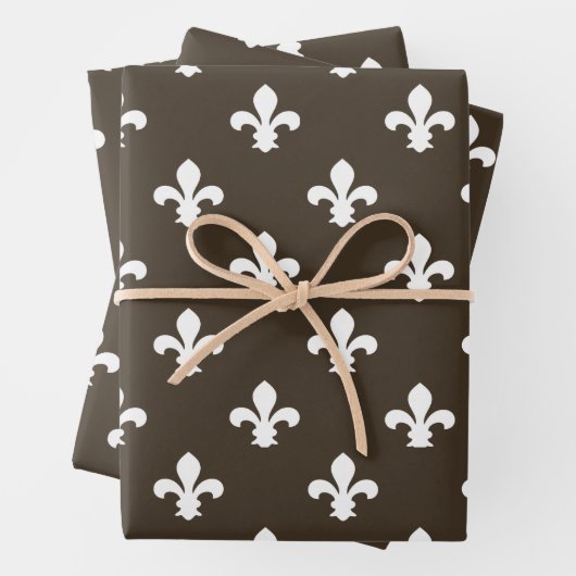Cola Southern Hütte Fleur de Lys Geschenkpapier Set (Beispiel)