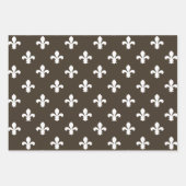 Cola Southern Hütte Fleur de Lys Geschenkpapier Set (Vorderseite)