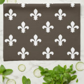 Cola Southern Hütte Fleur de Lys Geschirrtuch (Gefaltet)