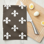 Cola Southern Hütte Fleur de Lys Geschirrtuch (Viertel Falte)