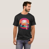 Cola Synthwave 80er Retrowave Ästhetik T-Shirt (Vorne ganz)