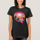 Cola Synthwave 80s Retrowave Aesthetic T-Shirt (Vorderseite)