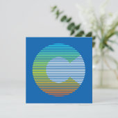 Colado Chill Fade Einladung (Stehend Vorderseite)