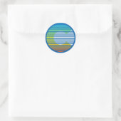 Colado Chill Fade Runder Aufkleber (Tasche)