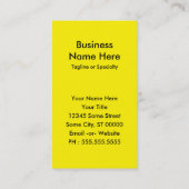 Colado Chillout Visitenkarte (Rückseite)