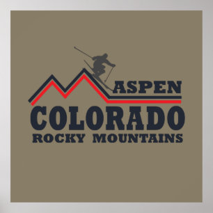 Colado Felsengebirge Staat Poster