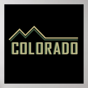 Colado Felsgebirge Staat Poster