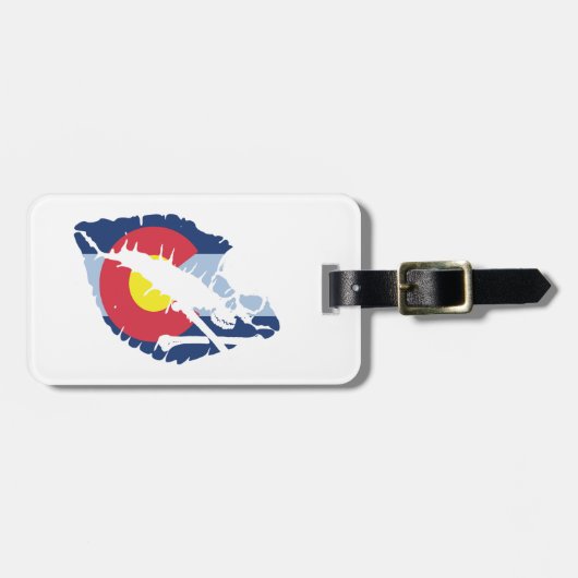 Colado-Kuss Gepäckanhänger (Vorderseite horizontal)