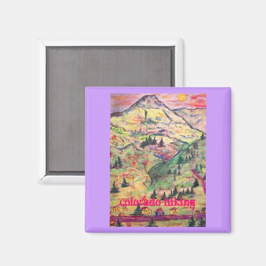 Colado-Wanderung Magnet (Vorderseite/Rückseite)