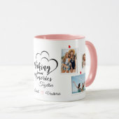 Colage Foto Muge für den besten Freund Tasse (VorderseiteRechts)