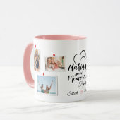 Colage Foto Muge für den besten Freund Tasse (Vorderseite Links)