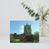 Colan Church nähe Newquay Cornwall England Postkarte (Stehend Vorderseite)