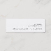 Colbalt Blue Butterfly Nature Mini Visitenkarte (Rückseite)