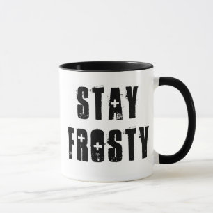 Colbert sagt, dass ~ eisig bleibe tasse