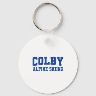 Colby College Alpin-Ski-Bekleidung Sportfan  Schlüsselanhänger