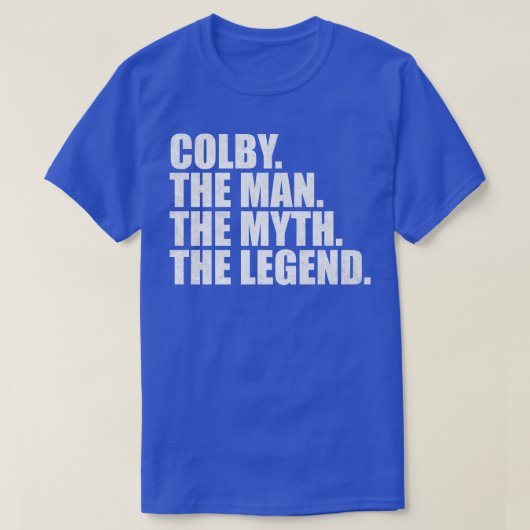 ColbyColby Name Colby Vorname T-Shirt (Design vorne)
