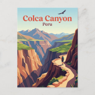 Colca Canyon Peru Postkarte