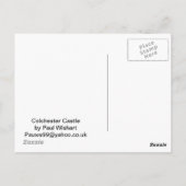 Colchester Castle Postkarte (Rückseite)